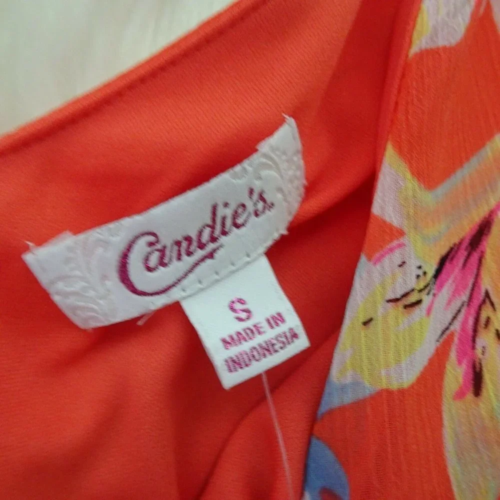 NWT Candie's Dress Floral Party Cocktail Prom S - Picture 8 of 13